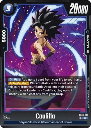 Image of Caulifla - FB08-027 (FB08-027) - Saiyans Pride Holofoil