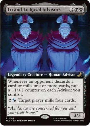 Image of Lo and Li, Royal Advisors (Extended Art) (TLE-189) - Avatar: The Last Airbender: Eternal-Legal