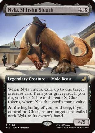Image of Nyla, Shirshu Sleuth (Extended Art) (TLE-190) - Avatar: The Last Airbender: Eternal-Legal