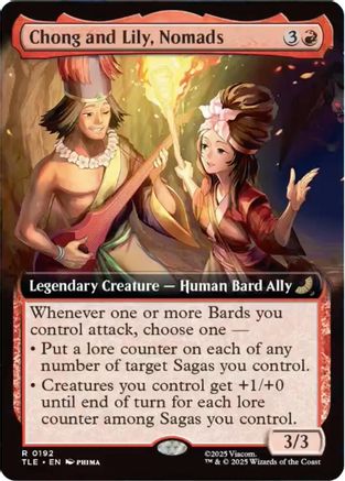 Image of Chong and Lily, Nomads (Extended Art) (TLE-192) - Avatar: The Last Airbender: Eternal-Legal