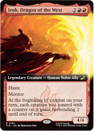 Image of Iroh, Dragon of the West (Extended Art) (TLE-194) - Avatar: The Last Airbender: Eternal-Legal