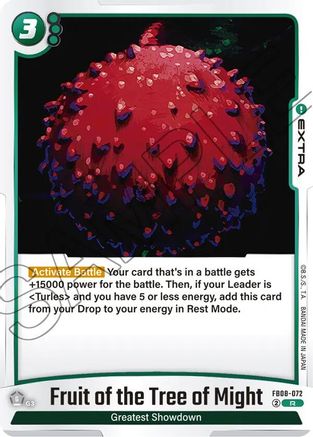 Image of Fruit of the Tree of Might (FB08-072) - Saiyans Pride Holofoil