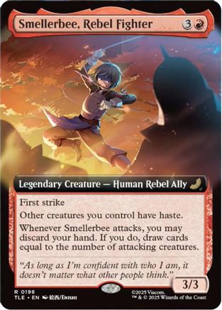 Image of Smellerbee, Rebel Fighter (Extended Art) (TLE-198) - Avatar: The Last Airbender: Eternal-Legal Foil