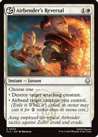 Image of Airbender's Reversal (TLA-007) - Avatar: The Last Airbender