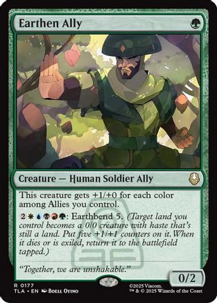 Image of Earthen Ally (TLA-177) - Avatar: The Last Airbender Foil