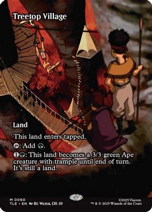 Image of Treetop Village (Borderless) (TLE-060) - Avatar: The Last Airbender: Eternal-Legal