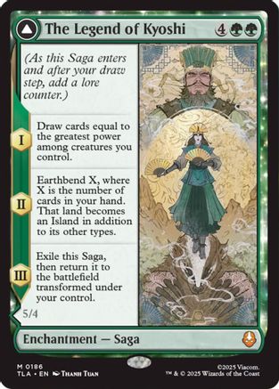 Image of The Legend of Kyoshi (TLA-186) - Avatar: The Last Airbender Foil