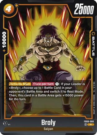Image of Broly - FB08-086 (FB08-086) - Saiyans Pride Holofoil