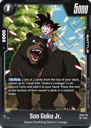 Image of Son Goku Jr. - FB08-102 (FB08-102) - Saiyans Pride Holofoil