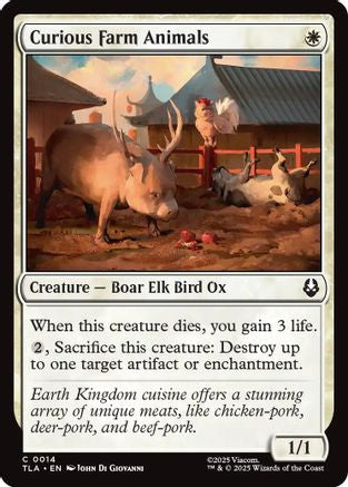Image of Curious Farm Animals (TLA-014) - Avatar: The Last Airbender