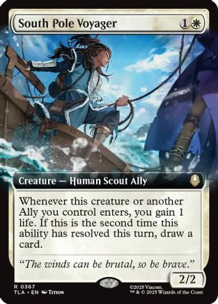 Image of South Pole Voyager (Extended Art) (TLA-367) - Avatar: The Last Airbender Foil