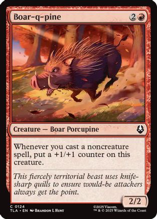 Image of Boar-q-pine (TLA-124) - Avatar: The Last Airbender