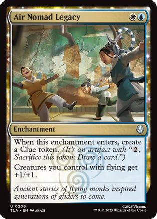 Image of Air Nomad Legacy (TLA-206) - Avatar: The Last Airbender Foil