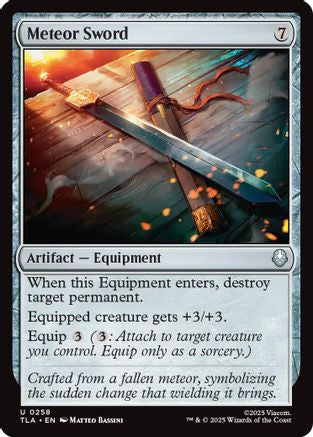 Image of Meteor Sword (TLA-258) - Avatar: The Last Airbender