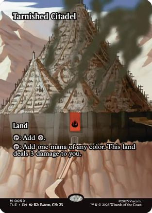 Image of Tarnished Citadel (Borderless) (TLE-059) - Avatar: The Last Airbender: Eternal-Legal