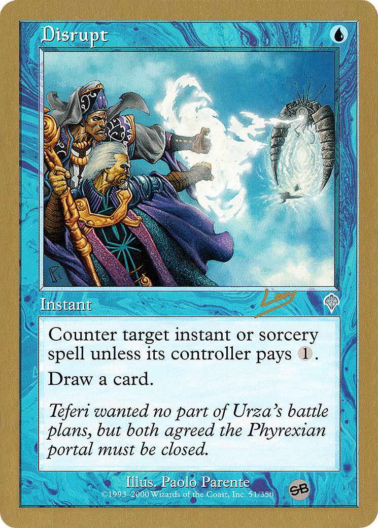 Image of Disrupt - 2002 Raphael Levy (INV) (SB) (WCD-) - World Championship Decks 2002