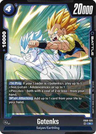 Image of Gotenks (FB08-035) - Saiyans Pride Holofoil