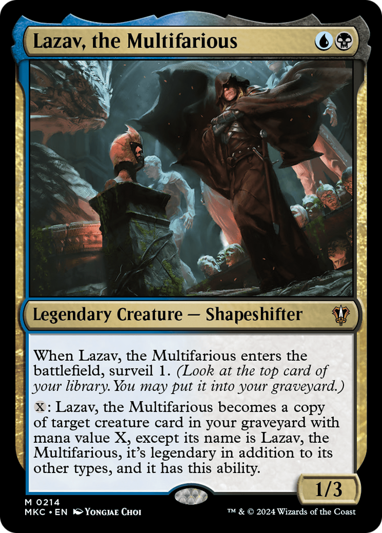 Image of Lazav, the Multifarious (MKC-214) - Murders at Karlov Manor Commander