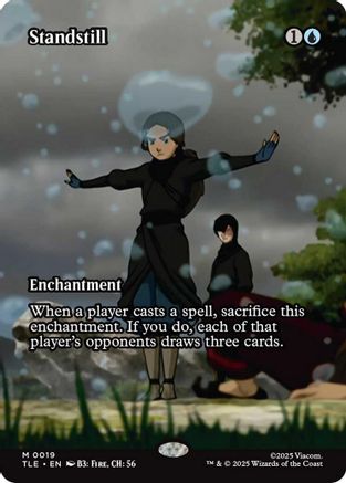 Image of Standstill (Borderless) (TLE-019) - Avatar: The Last Airbender: Eternal-Legal Foil