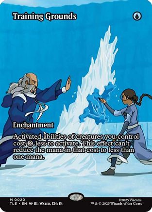 Image of Training Grounds (Borderless) (TLE-020) - Avatar: The Last Airbender: Eternal-Legal