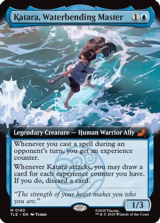 Image of Katara, Waterbending Master (Extended Art) (TLE-180) - Avatar: The Last Airbender: Eternal-Legal