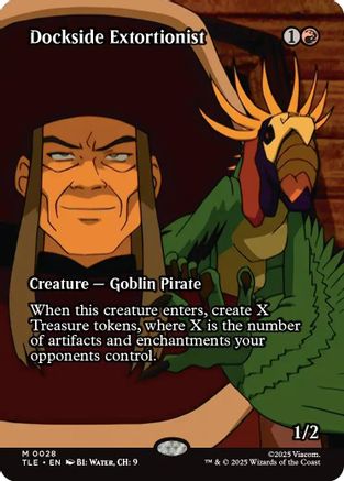 Image of Dockside Extortionist (Borderless) (TLE-028) - Avatar: The Last Airbender: Eternal-Legal