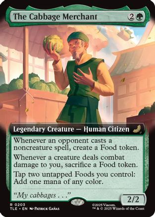 Image of The Cabbage Merchant (Extended Art) (TLE-203) - Avatar: The Last Airbender: Eternal-Legal