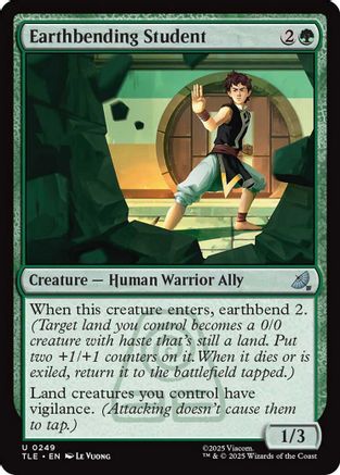 Image of Earthbending Student (TLE-249) - Avatar: The Last Airbender: Eternal-Legal Foil