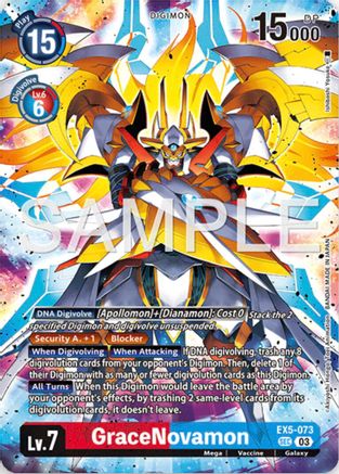 Image of GraceNovamon (Digimon Story: Time Stranger Collector's Edition) (EX5-073) - Animal Colosseum Foil