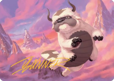 Image of Appa, Aang's Companion Art Card (Gold-Stamped Signature) (ASTLA-031) - Art Series: Avatar: The Last Airbender