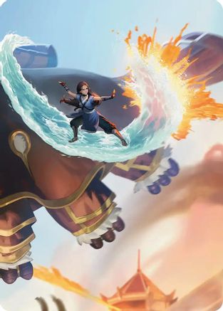 Image of Katara's Reversal Art Card (ASTLA-) - Art Series: Avatar: The Last Airbender
