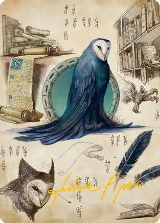Image of Wan Shi Tong, Librarian Art Card (Gold-Stamped Signature) (ASTLA-033) - Art Series: Avatar: The Last Airbender