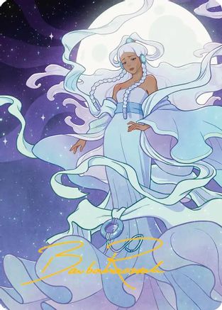Image of Yue, the Moon Spirit 2 Art Card (Gold-Stamped Signature) (ASTLA-041) - Art Series: Avatar: The Last Airbender