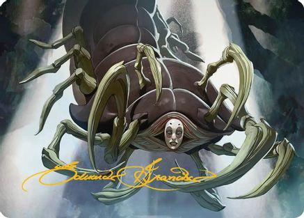 Image of Koh, the Face Stealer Art Card (Gold-Stamped Signature) (ASTLA-009) - Art Series: Avatar: The Last Airbender