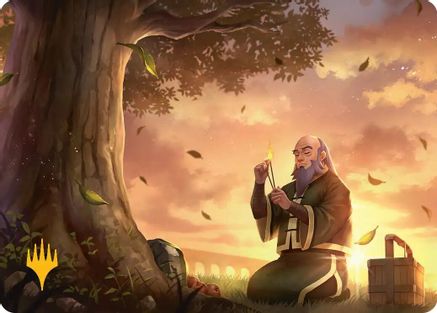 Image of Bastion of Remembrance Art Card (Gold-Stamped Planeswalker Symbol) (ASTLA-030) - Art Series: Avatar: The Last Airbender
