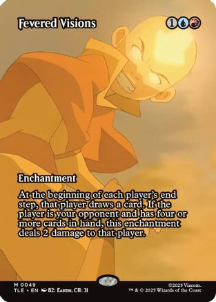 Image of Fevered Visions (Borderless) (TLE-049) - Avatar: The Last Airbender: Eternal-Legal