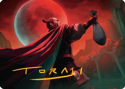 Image of Zhao, the Moon Slayer Art Card (Gold-Stamped Signature) (ASTLA-011) - Art Series: Avatar: The Last Airbender