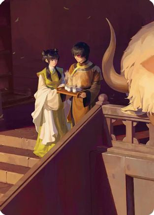 Image of Mai and Zuko Art Card (ASTLA-) - Art Series: Avatar: The Last Airbender