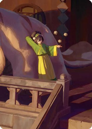 Image of Toph, Greatest Earthbender Art Card (ASTLA-) - Art Series: Avatar: The Last Airbender