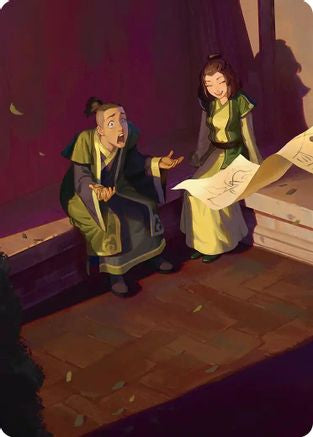Image of Sokka and Suki Art Card (ASTLA-) - Art Series: Avatar: The Last Airbender