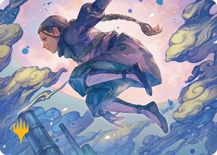 Image of Katara, Seeking Revenge Art Card (Gold-Stamped Planeswalker Symbol) (ASTLA-029) - Art Series: Avatar: The Last Airbender