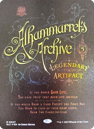Image of Alhammarret's Archive (SLC-027) - Secret Lair Countdown Kit Foil