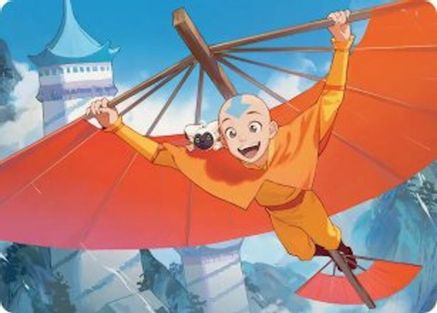 Image of Aang, the Last Airbender Art Card (ASTLA-001) - Art Series: Avatar: The Last Airbender