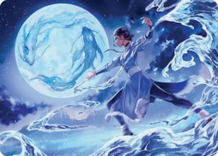 Image of Waterbender Ascension Art Card (ASTLA-006) - Art Series: Avatar: The Last Airbender