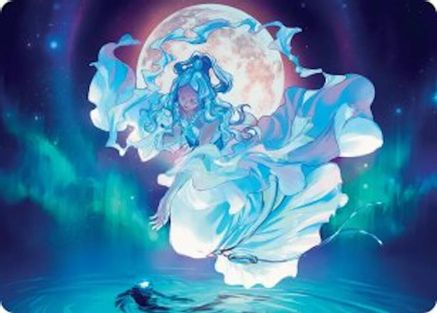 Image of Yue, the Moon Spirit Art Card (ASTLA-007) - Art Series: Avatar: The Last Airbender
