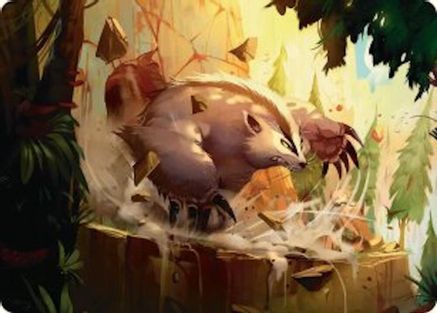 Image of Badgermole Art Card (ASTLA-012) - Art Series: Avatar: The Last Airbender