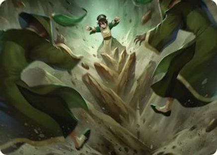 Image of Rockalanche Art Card (ASTLA-017) - Art Series: Avatar: The Last Airbender