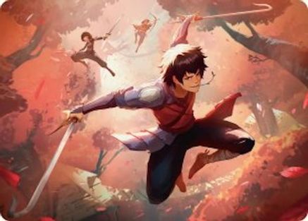 Image of Jet, Freedom Fighter Art Card (ASTLA-022) - Art Series: Avatar: The Last Airbender