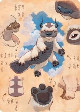 Image of Appa, Steadfast Guardian Art Card (ASTLA-032) - Art Series: Avatar: The Last Airbender