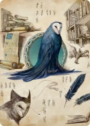 Image of Wan Shi Tong, Librarian Art Card (ASTLA-033) - Art Series: Avatar: The Last Airbender